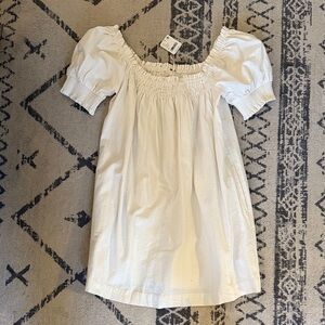 Free People White Mini Dress NWT